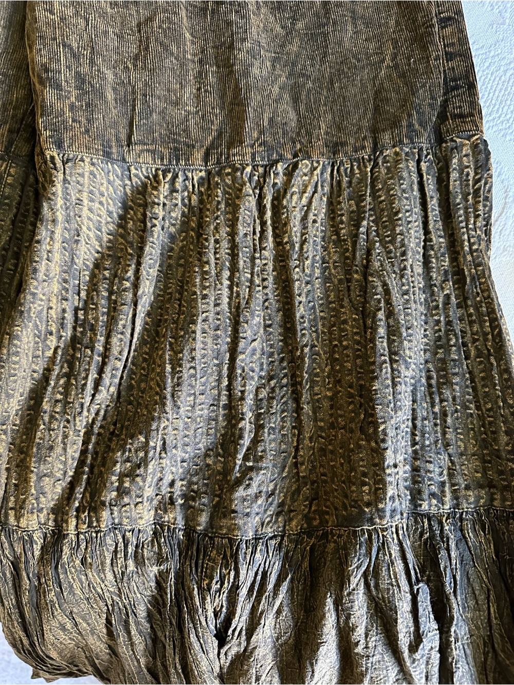 232 NWT Young Threads Wide Leg Pants - Amber Large - Picture 4 of 6